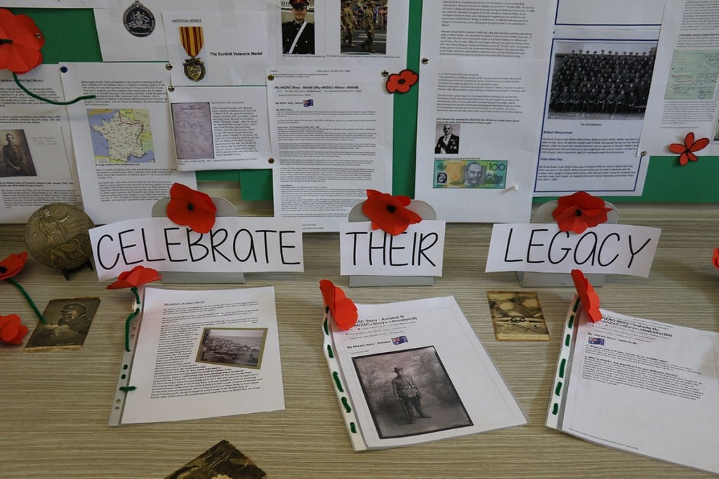 ANZAC Project Celebrating Their Legacy